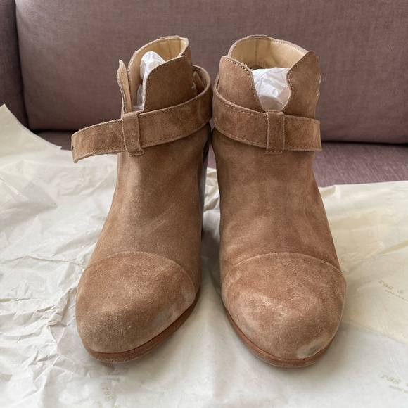Rag & Bone Harrow Boot in camel suede - Picture 2 of 12